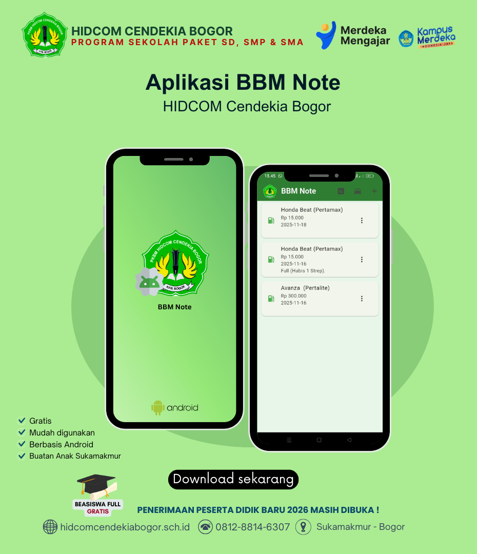 bbm note hidcom