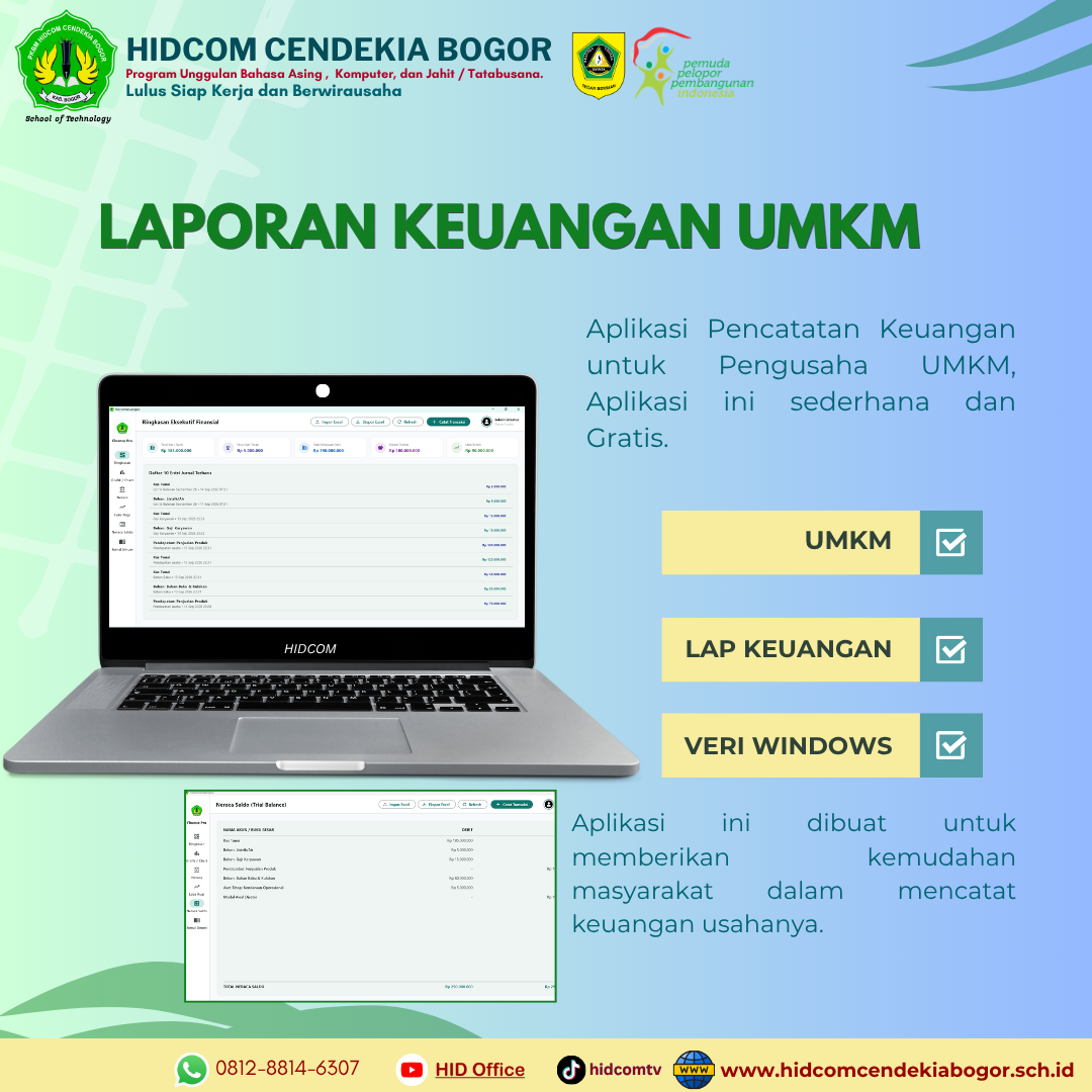 Laporan Keuangan Berbasis Windows Laporan Keuangan Berbasis Windows