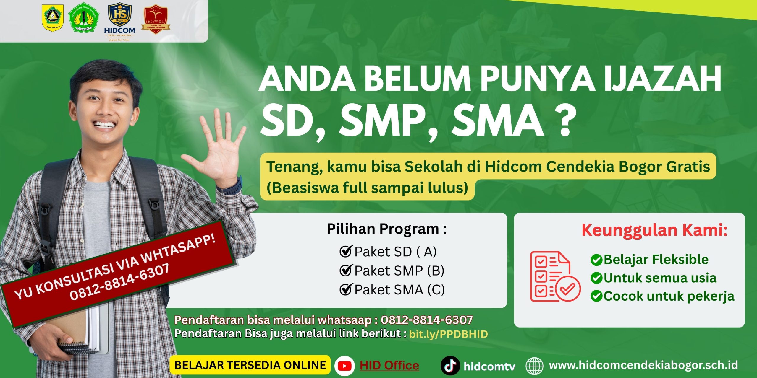 Hidcom info sekolah gratis